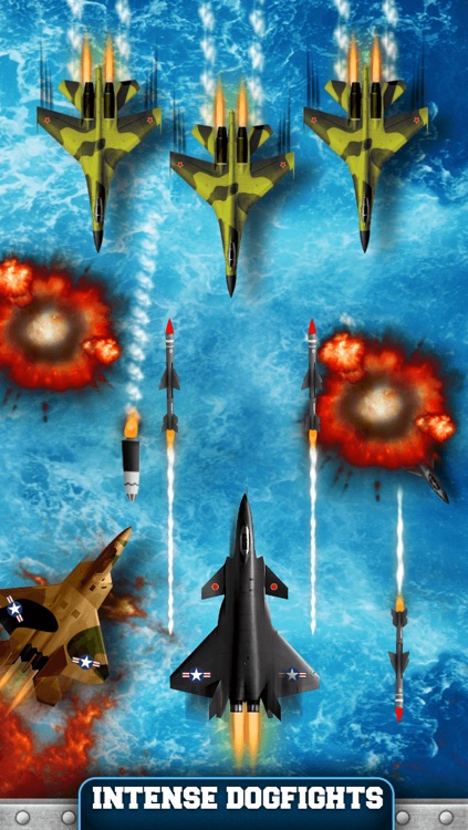 2D Jet Fighter Combat Game - Free War Jets Fighting Shooter Games