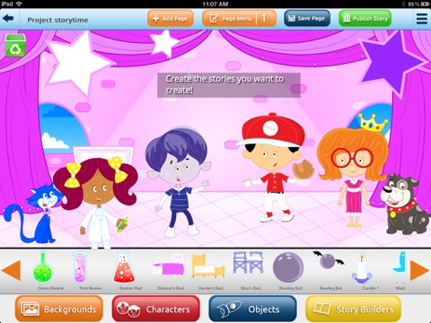 Project Storytime - Create Free Kids Stories screenshot 2