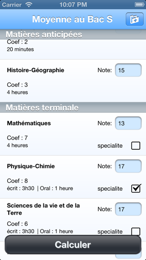 Moyenne Au Bac S(圖2)-速報App