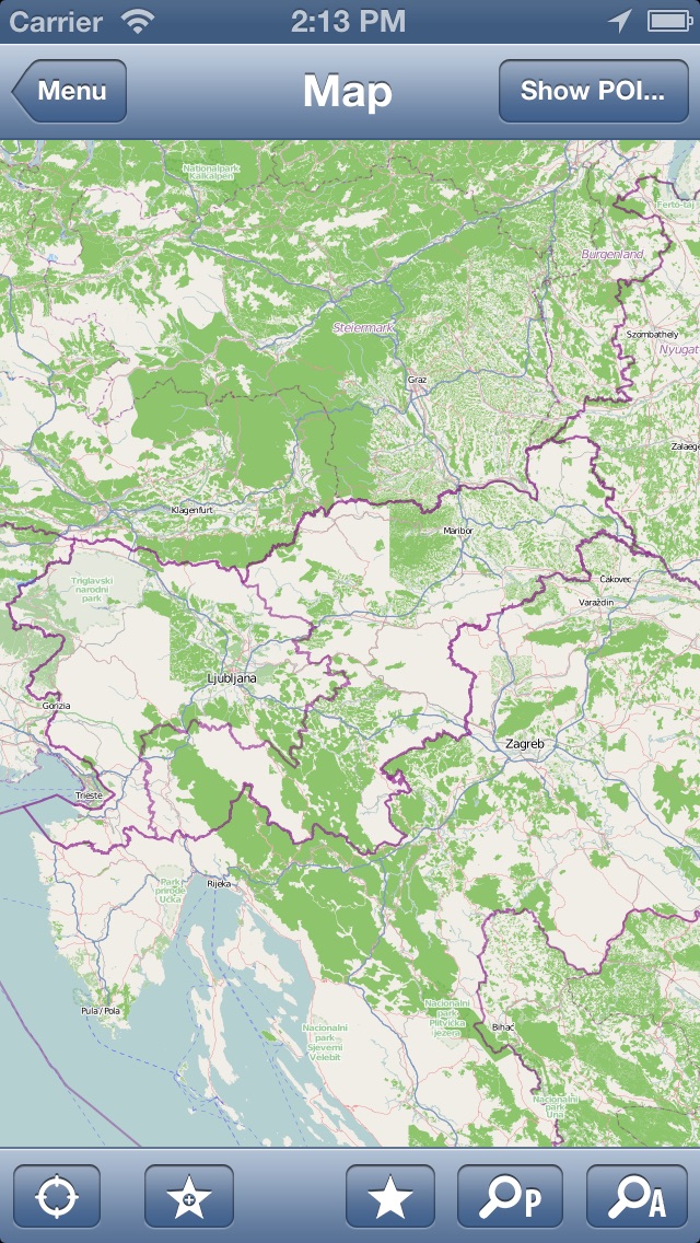 Slovenia Offline Map Screenshot 2