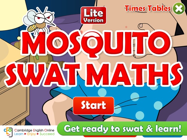 Mosquito Swat Maths: Times Tables Lite