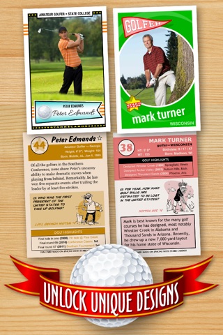 Golf Card Maker - Make Your Own Custom Golf Cards with Starr Cards screenshot 3