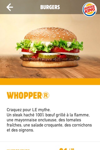 BURGER KING France screenshot 2