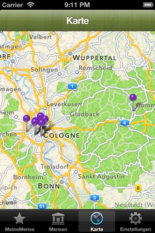 Mensa Köln für Studenten und Mitarbeiter der Universität und Hochschule screenshot 3