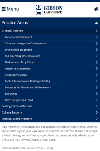 Gibson Law Office screenshot 4