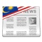 A one-stop application gives you a quick, easy and clear reading on the latest news from major Malay newspaper, media agency, online news in Malaysia