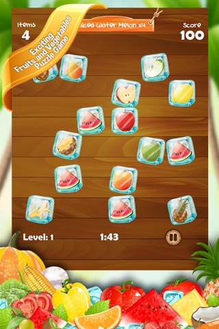 Awesome Tap Fruit and Vegetable Fast Pop Match Puzzle screenshot 3
