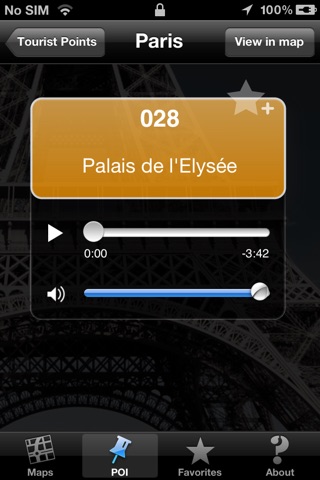 Paris touristic audio guide (english audio) screenshot 3