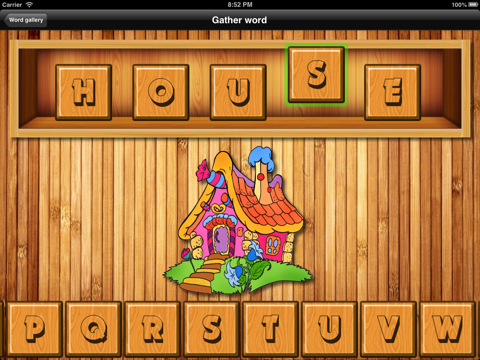 Учим слова Free. Английский язык - ваш ребенок сможет собирать из кубиков слова, изображенные на картинках screenshot 4