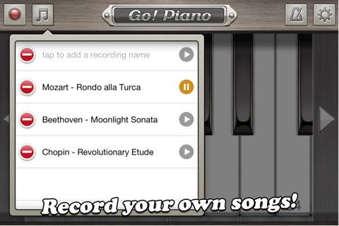 Go! Piano screenshot 2