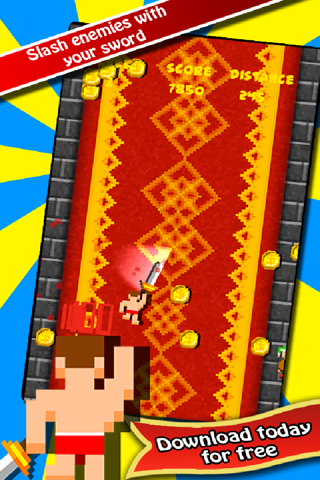 Rush In The Kingdom : A Pixel Boom Streaker Game screenshot 2
