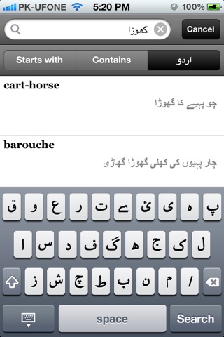 Fallon's English Urdu Dict screenshot 3