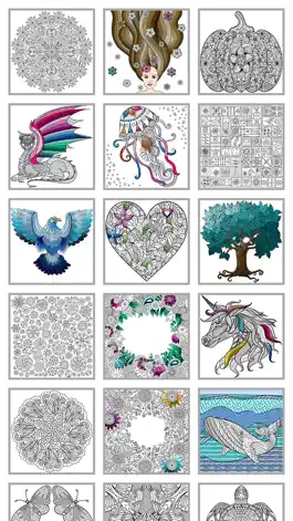 Game screenshot Mindfulness coloring - Anti-stress art therapy for adults (Book 4) apk