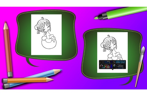 Anime Coloring Book screenshot 2