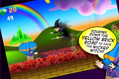 Attack of Oz Magic Battle: Wizard vs Flying Monkey—FREE Fantasy Adventure Racing Game screenshot 4