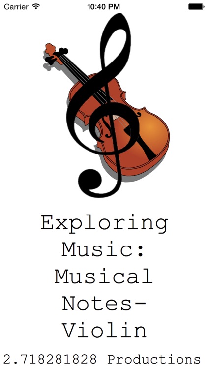 Exploring Music: Musical Notes- Violin