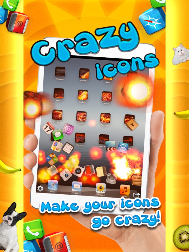 Crazy Icons Prank - Make your Icons Bounce Around Screenshot