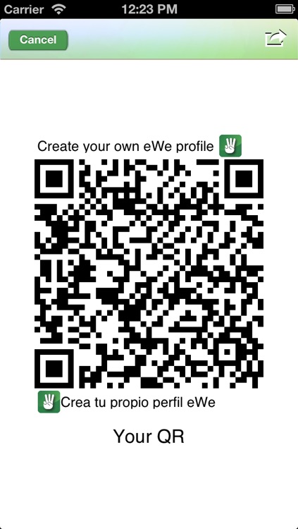 eWe - Share Contacts App