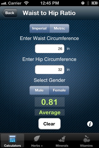 FitCal - Fitness Calculator - screenshot 2