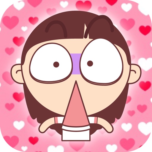 Crazy Girl - Animated Stickers Emoji 2048 Version Free Puzzle Game Icon