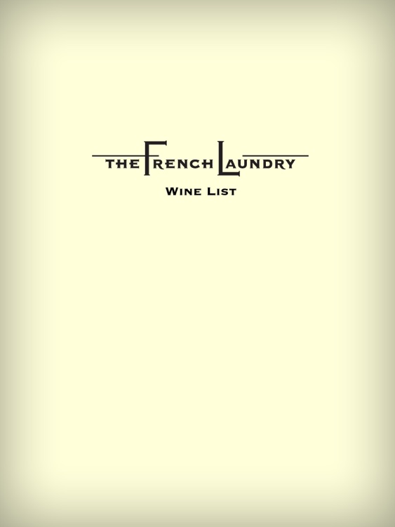 The French Laundry Wine List by Uncorked Apps LLC