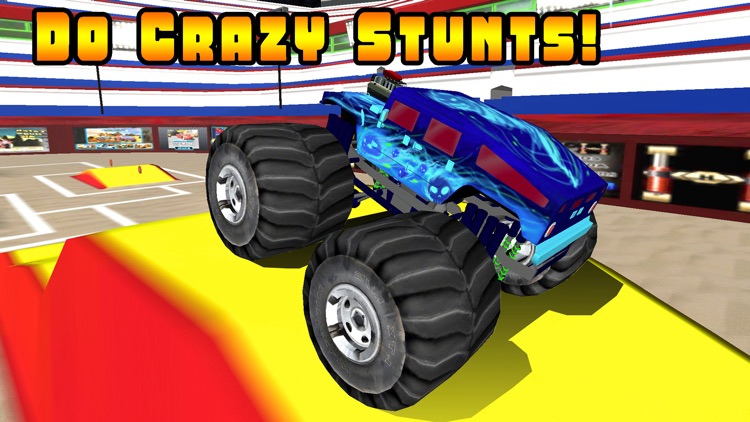 3D Monster Truck Smash Parking - Nitro Car Crush Arena Simulator Game FREE