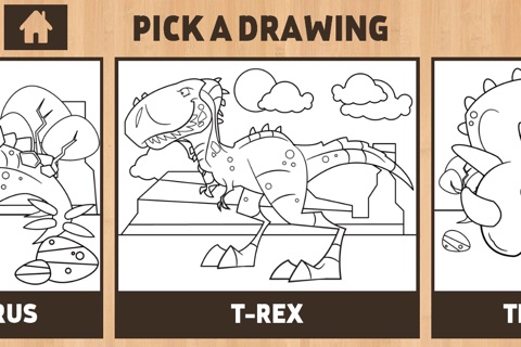 Color It Puzzle It: Dinosaurs screenshot 2