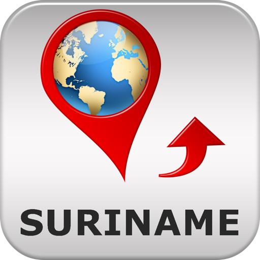 Suriname Travel Map - Offline OSM Soft icon