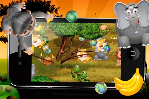 Safari Monkey Bubble Adventure - Free Game screenshot 2