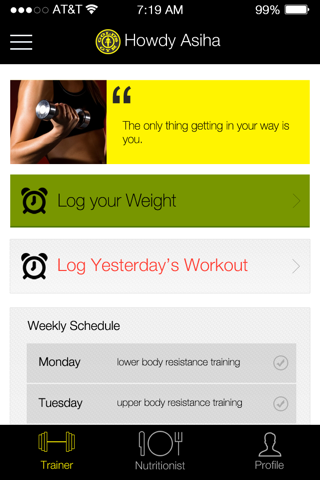 My Daily Fitness Guide screenshot 2