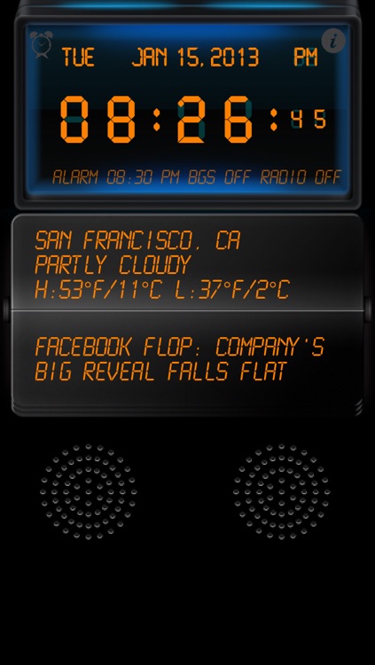 Live News Stock Weather & Clock Radio screenshot-3