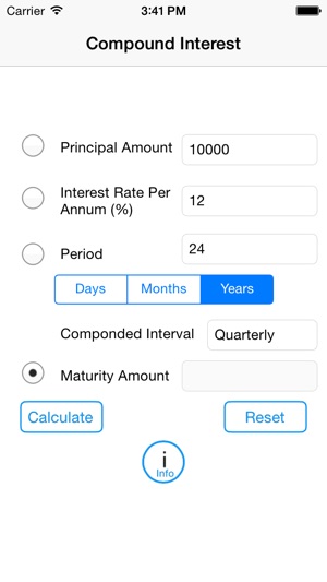 Compound Interest Calculator 2014(圖1)-速報App