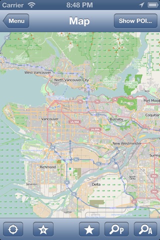 Vancouver, Canada Offline Map - PLACE STARS screenshot 2
