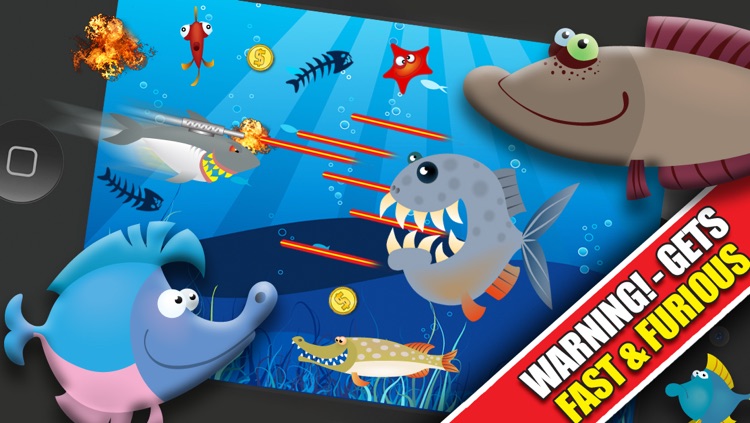 Shark Attacks! : The Fast Fish Underwater Shooting Game - By Dead Cool Apps screenshot-3