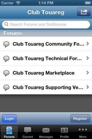 Club Touareg Owners Forum screenshot 2