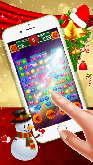 Jewel Moonstruck : - A fun match 3 game of colorful jewels f(圖2)-速報App