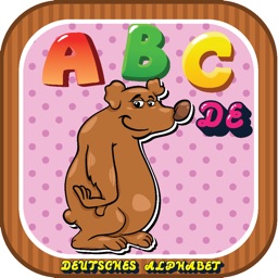 ABC Animals German Alphabets Flashcards: Vocabulary Learning Free For Kids!