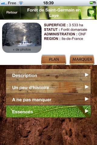 Bois Forêt: pour découvrir les forêts françaises, les essences et l'univers du bois screenshot 2