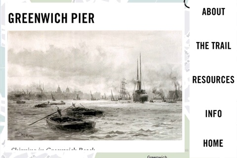 Thames Trail: an audio and visual history photowalk of the Greenwich riverside screenshot 3