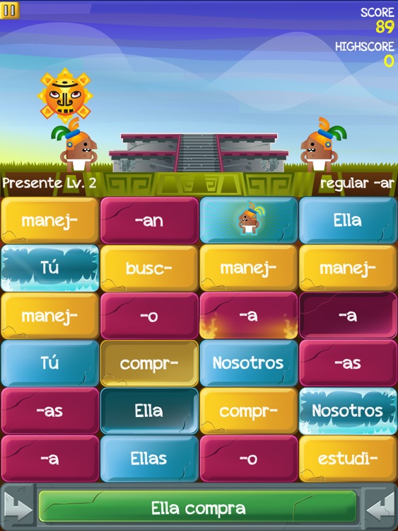 Verb Challenge Spanish - iPad Edition