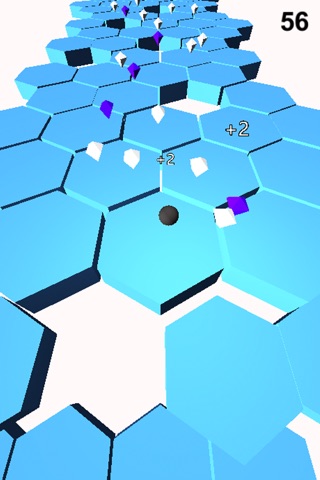 ZIG ZAG HEXAGON -Test your reactivity ability in this challenging, most infinite arcade game! screenshot 2