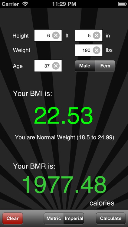 BMI & BMR Calculator Free screenshot-3