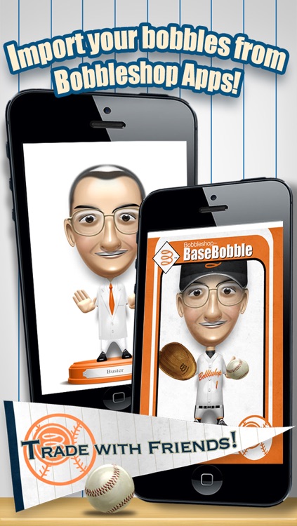 Basebobble - Bobblehead Avatar Maker App for Baseball from Bobbleshop