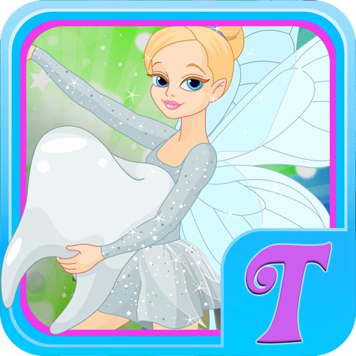 Tooth Fairy Flight to the Dentist Office Icon