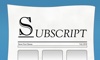 Subscript - News you choose