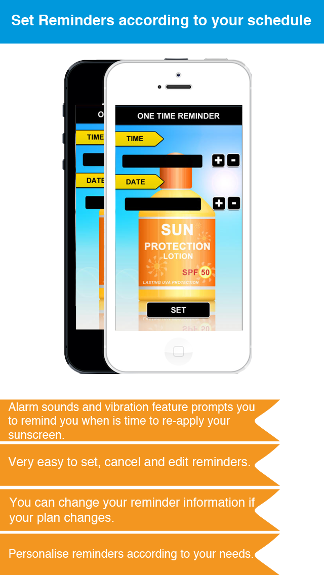 日焼け止めの再適用リマインダーアプリ - 時刻表活動スケジュールリマインダー-SPORT-健康レジャーのおすすめ画像4