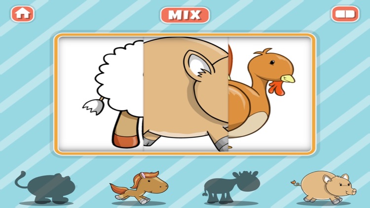 My first Mix & Match Puzzle - Educational Shape Matching Game for Kids and Toddlers