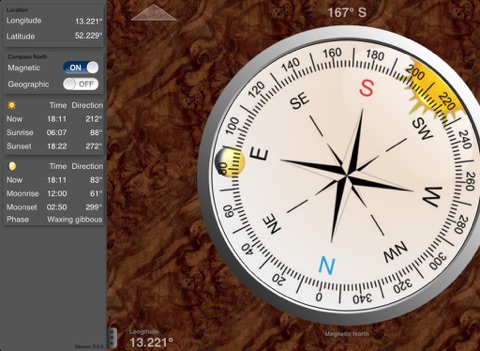 Sun & Moon Compass for iPad, iPhone and iPod Touchのおすすめ画像2