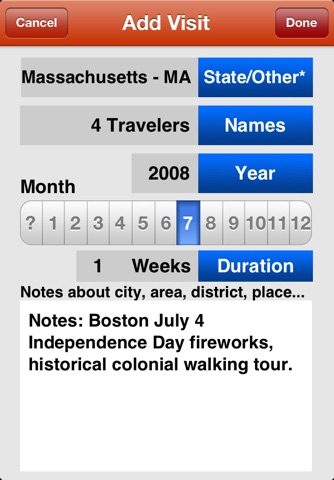 USA Travel Log • States Visited screenshot 4