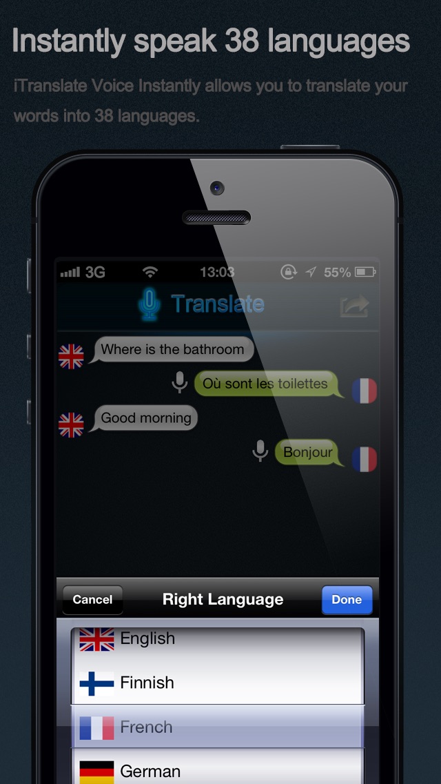 iVoice Translate Instantlyのおすすめ画像1